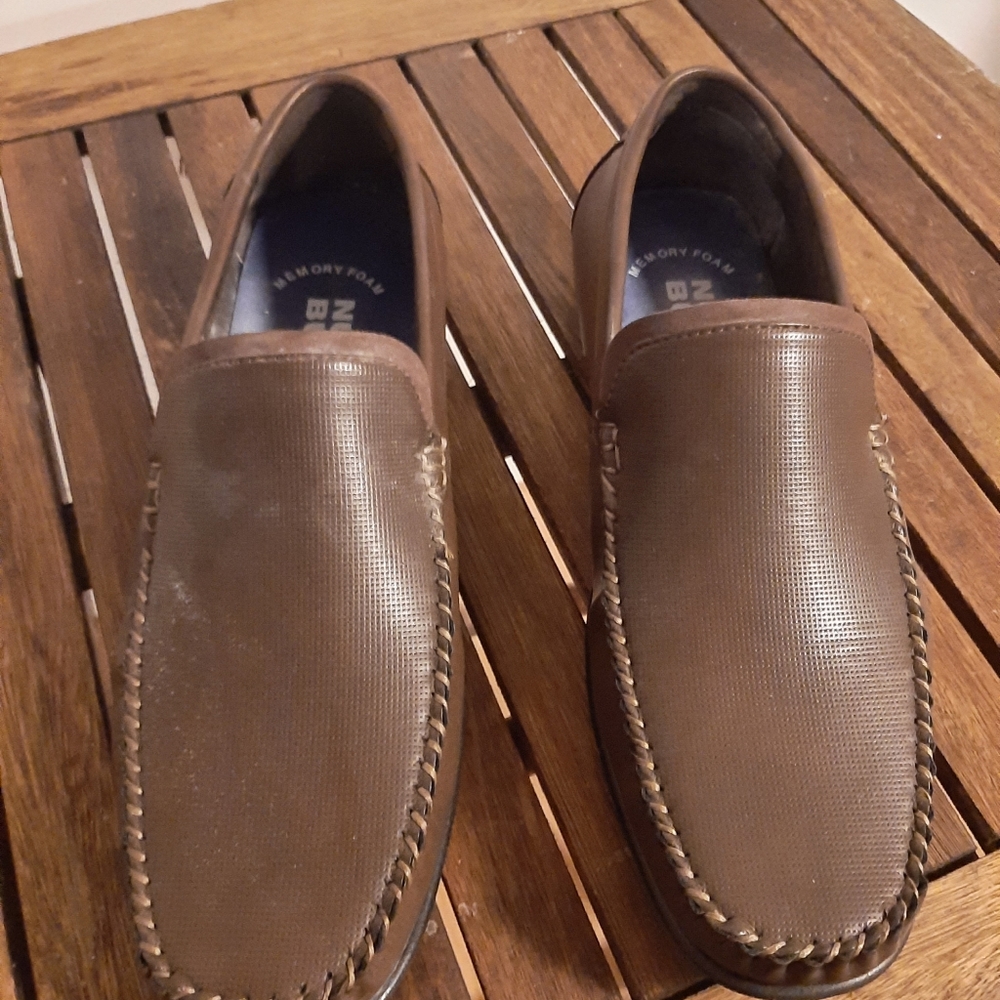 Leather loafers